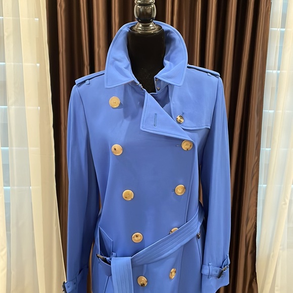 New! Burberry Sky Blue Trench Coat 🧥 - Picture 9 of 16